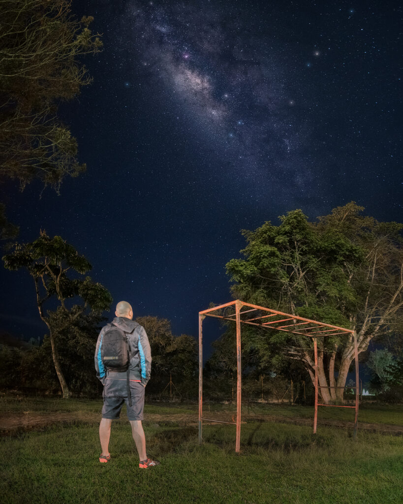 Noche en el parque infantil